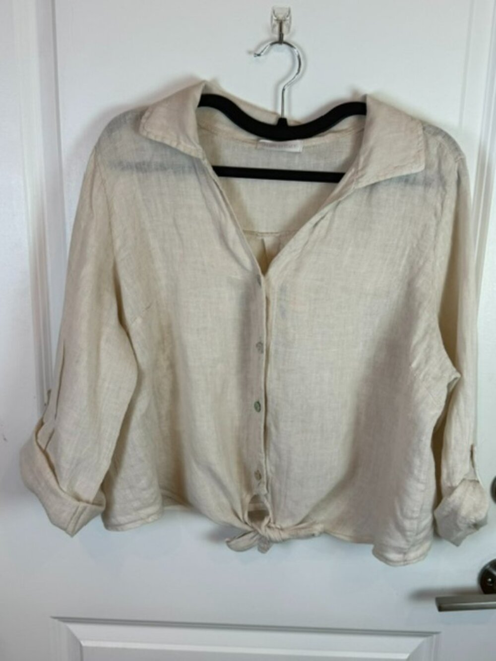 Made in Italy Linen Button Down Shirt